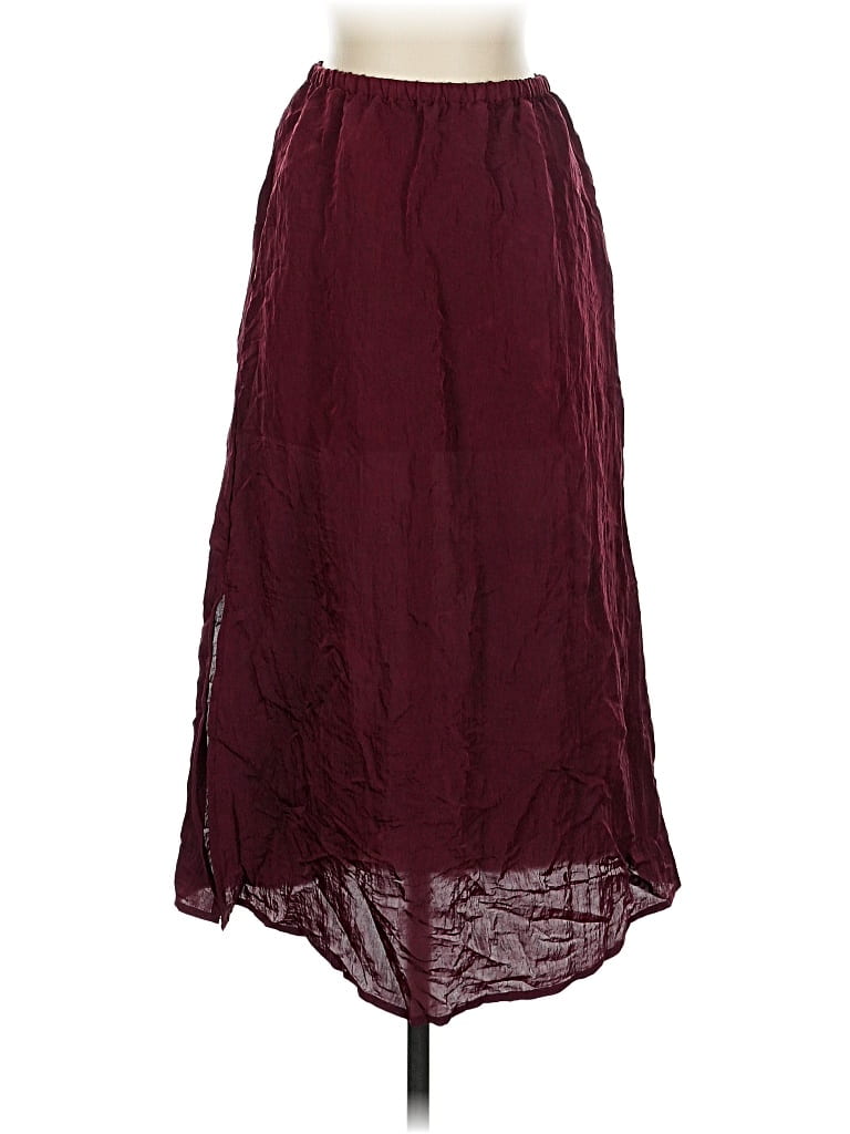 A.N.A. A NEW APPROACH Pre-owned Formal Skirt In Burgundy