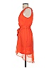 Express 100% Polyester Orange Casual Dress Size XS - photo 5