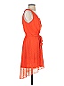 Express 100% Polyester Orange Casual Dress Size XS - photo 4