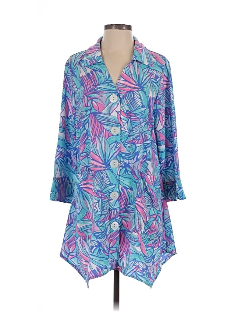 Compli K 3/4 Sleeve Blouse In Blue