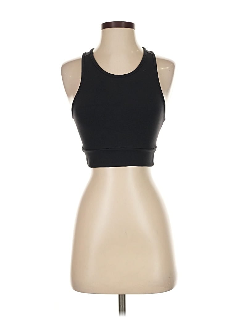 Pre-owned Booty By Brabants Tank Top Black Halter Neckline Tops