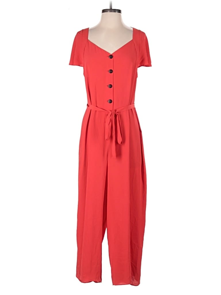 Pre-owned Asos Design Jumpsuit In Red
