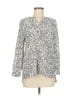 Joie 100% Silk Animal Print Ivory Long Sleeve Silk Top Size M - photo 1