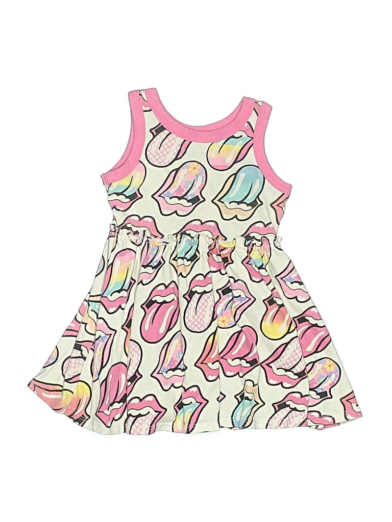 Pre-owned The Rolling Stones Kids' Dress In Pink