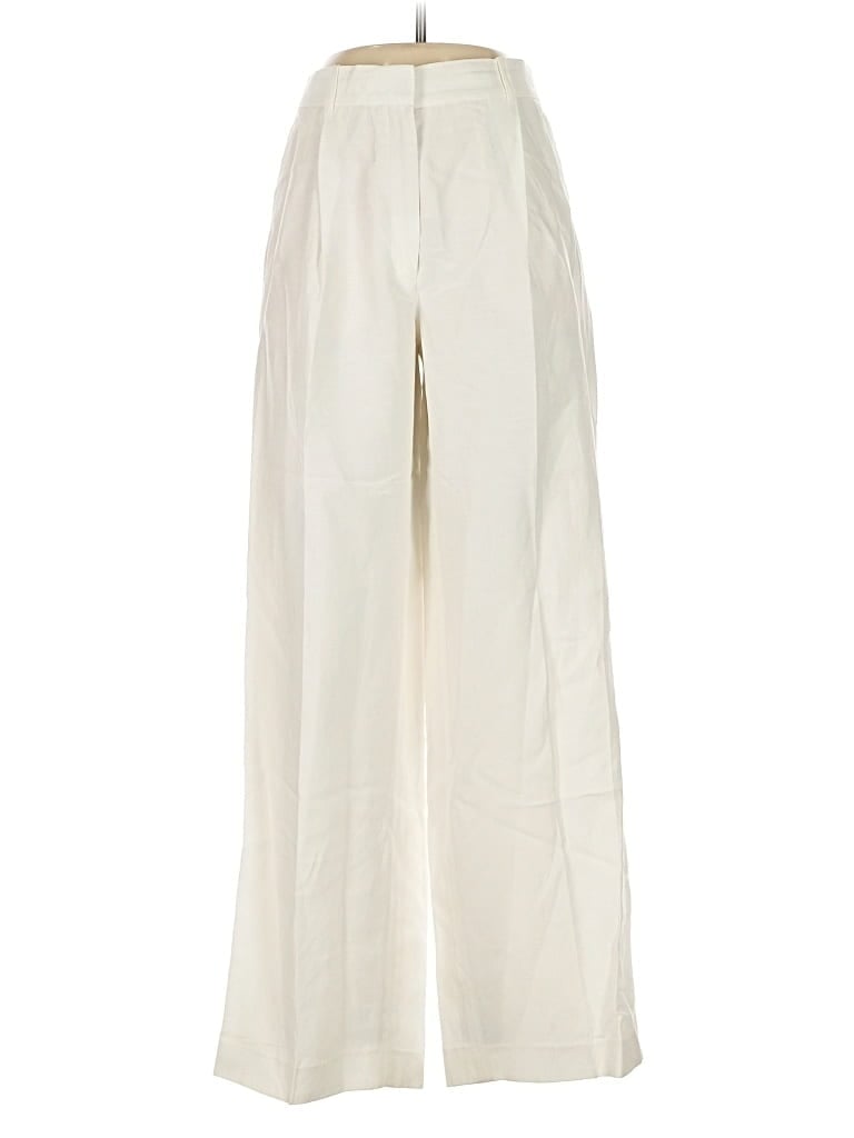 Pre-owned Babaton Casual Pants In White