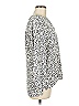 Joie 100% Silk Animal Print Ivory Long Sleeve Silk Top Size M - photo 4
