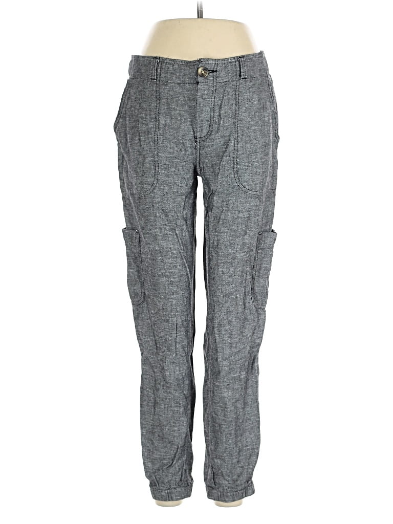 Pre-owned Sonoma Goods For Life Linen Pants In Gray