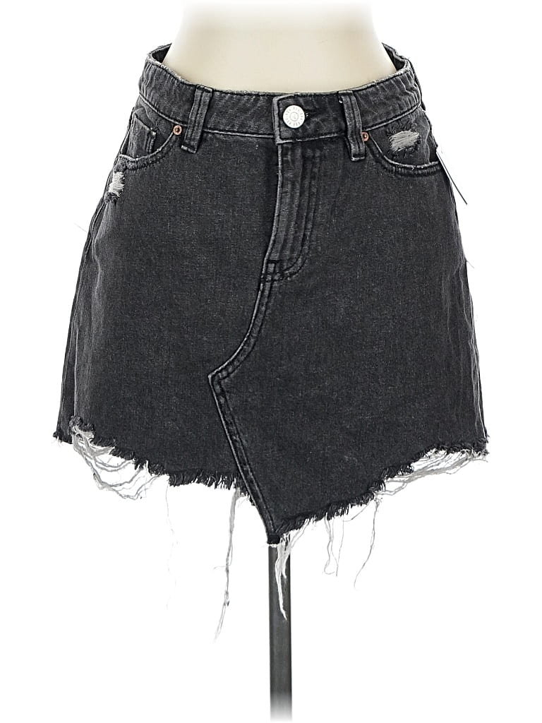 Bdg Denim Skirt In Animal Print