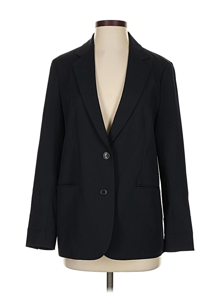 Pre-owned Uniqlo Blazer Jacket In Black