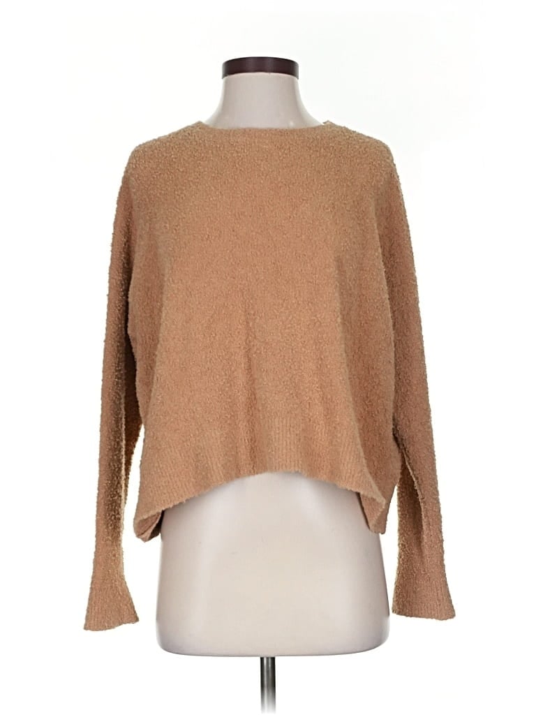 Pre-owned Eileen Fisher Pullover Sweater In Brown