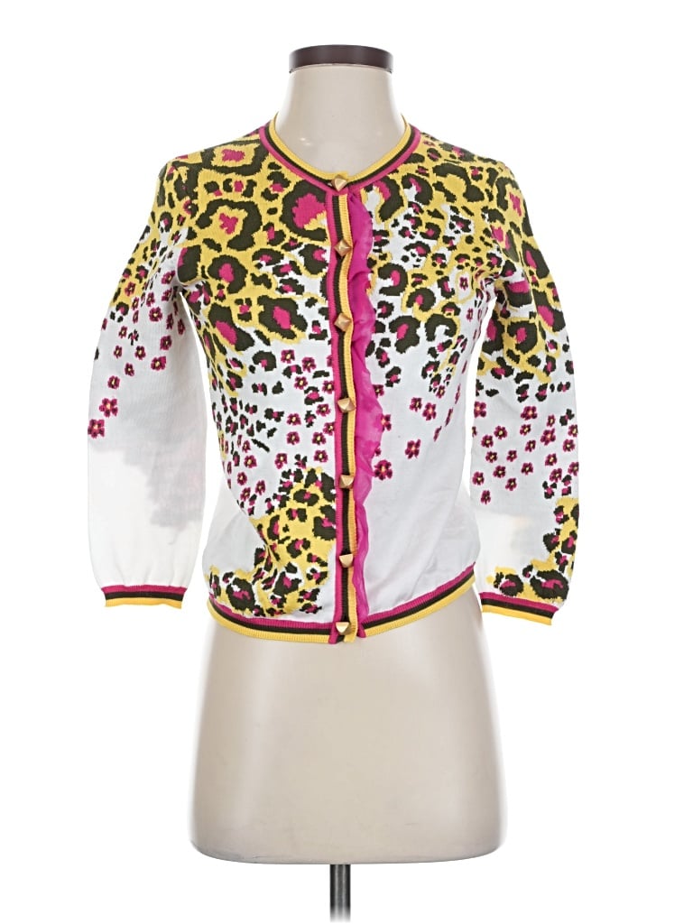 Pre-owned Red Valentino Kimono In Yellow