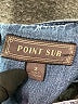 Point Sur 100% Cotton Solid Blue Jumpsuit Size 2 - photo 4