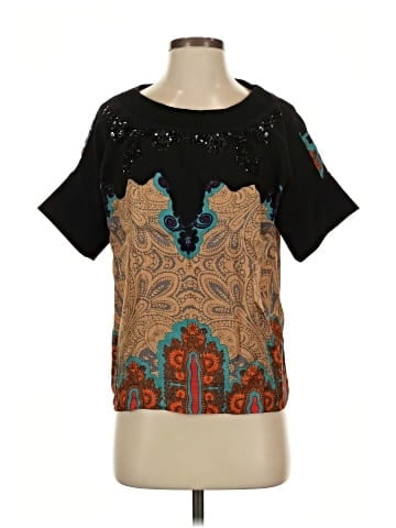 Tracy Reese Short Sleeve Top (view 1)