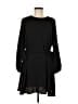 ASOS 100% Polyester Solid Black Casual Dress Size 6 - photo 1