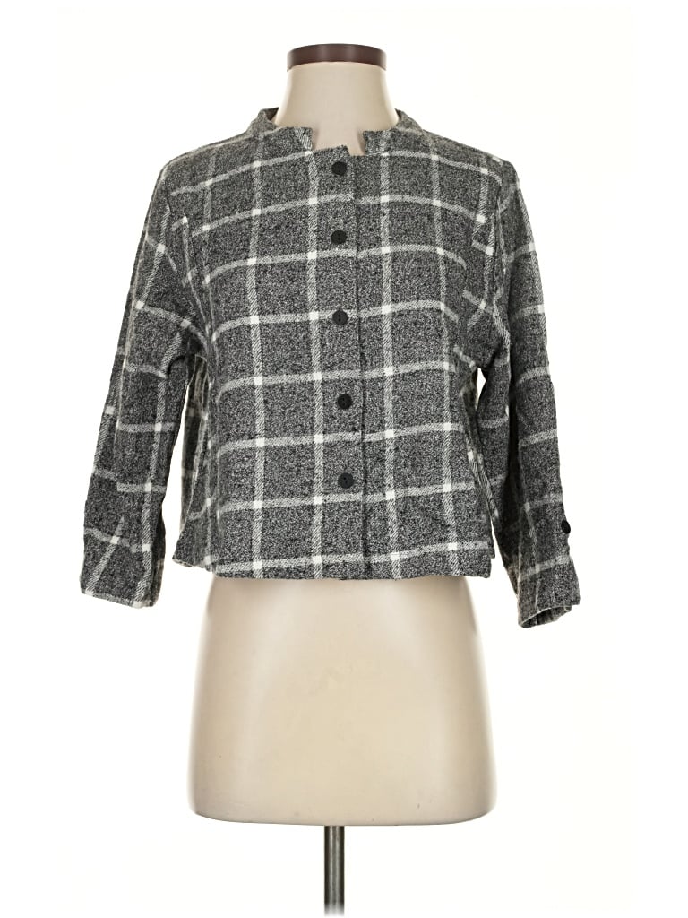 Tulip Cardigan Sweater In Gray