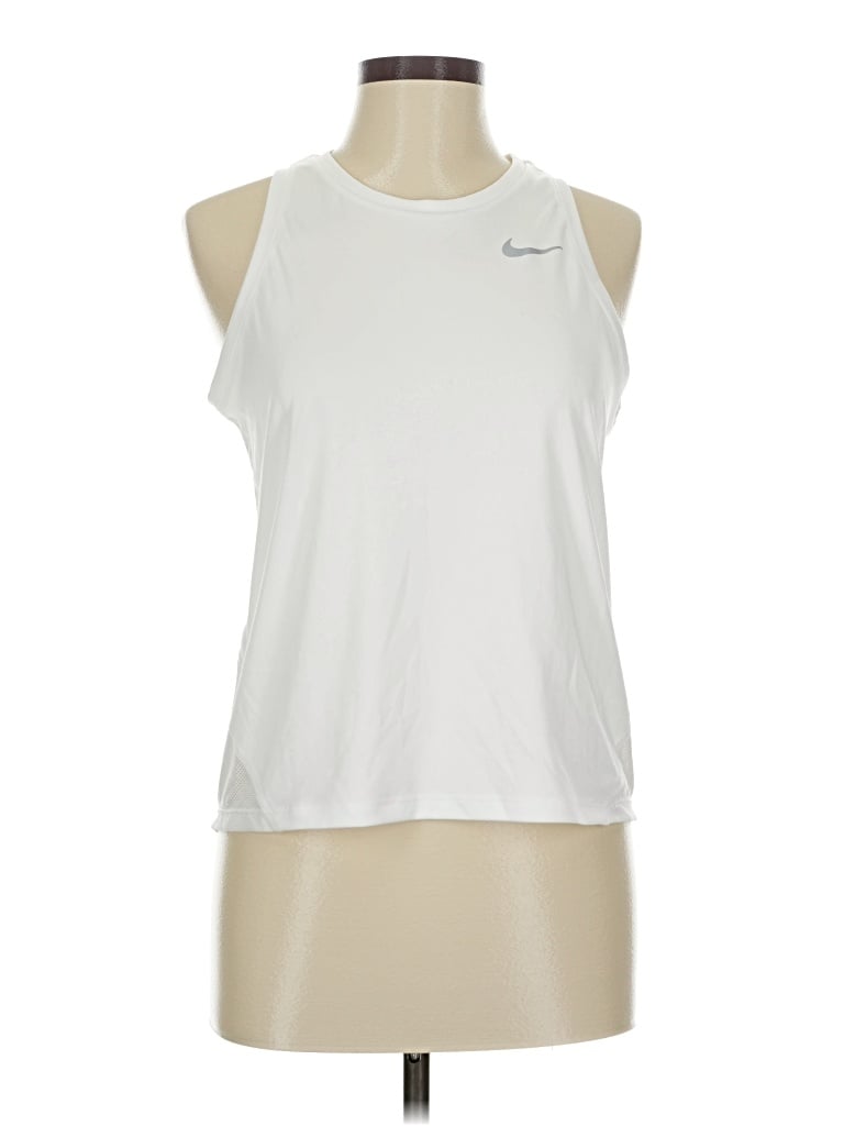 Pre-owned Nike Active Tank Top In White