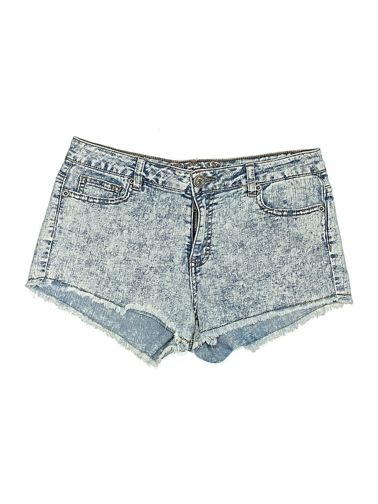 Pre-owned Wax Jean Denim Shorts In Blue