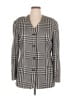 Geoffrey Beene Houndstooth Ivory Blazer Size 14 - photo 1