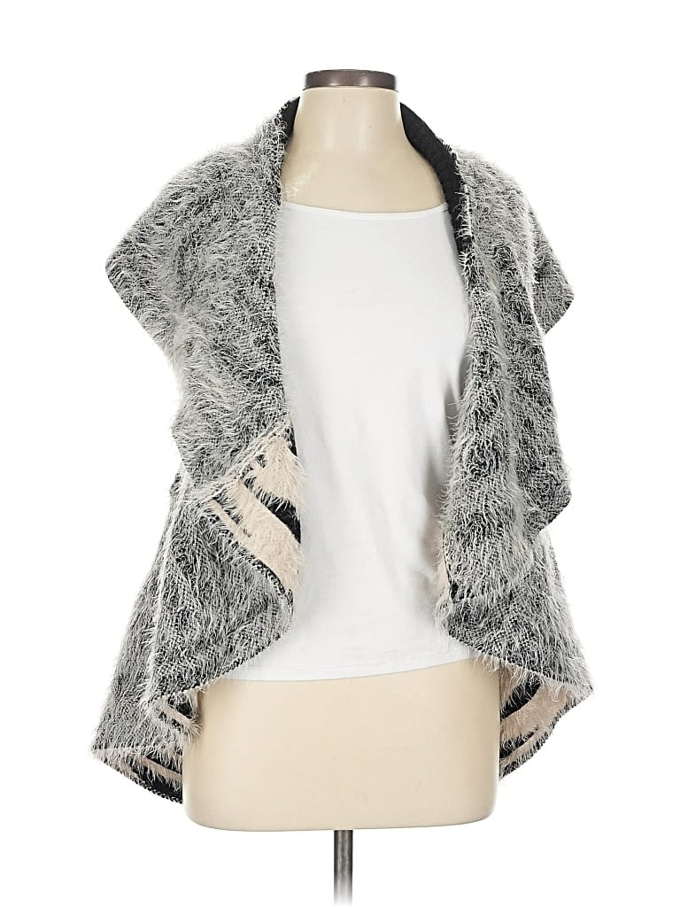 Pre-owned Liquid By Sioni Vest In Gray