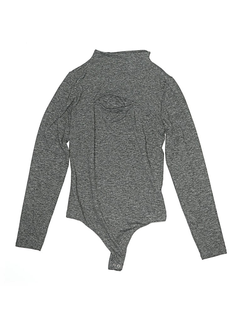 Pre-owned Express Bodysuit In Gray