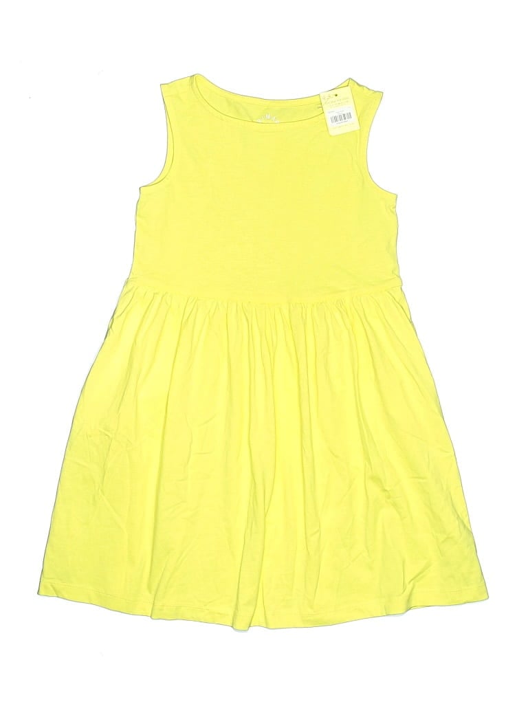Pre-owned Primary Clothing Kids' Dress In Yellow