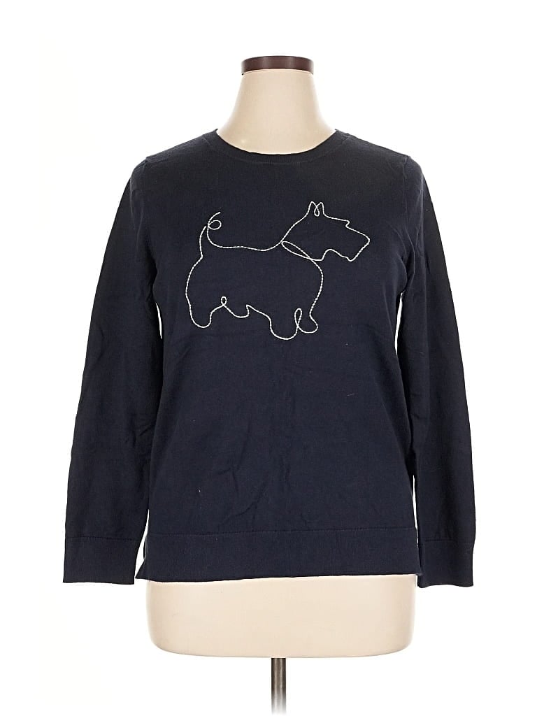 Pre-owned Ann Taylor Loft Outlet Sweatshirt In Blue