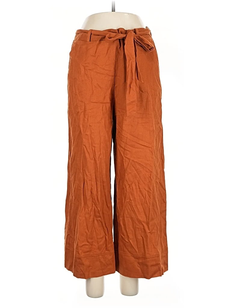 J BY JOIE Pre-owned Linen Pants In Orange