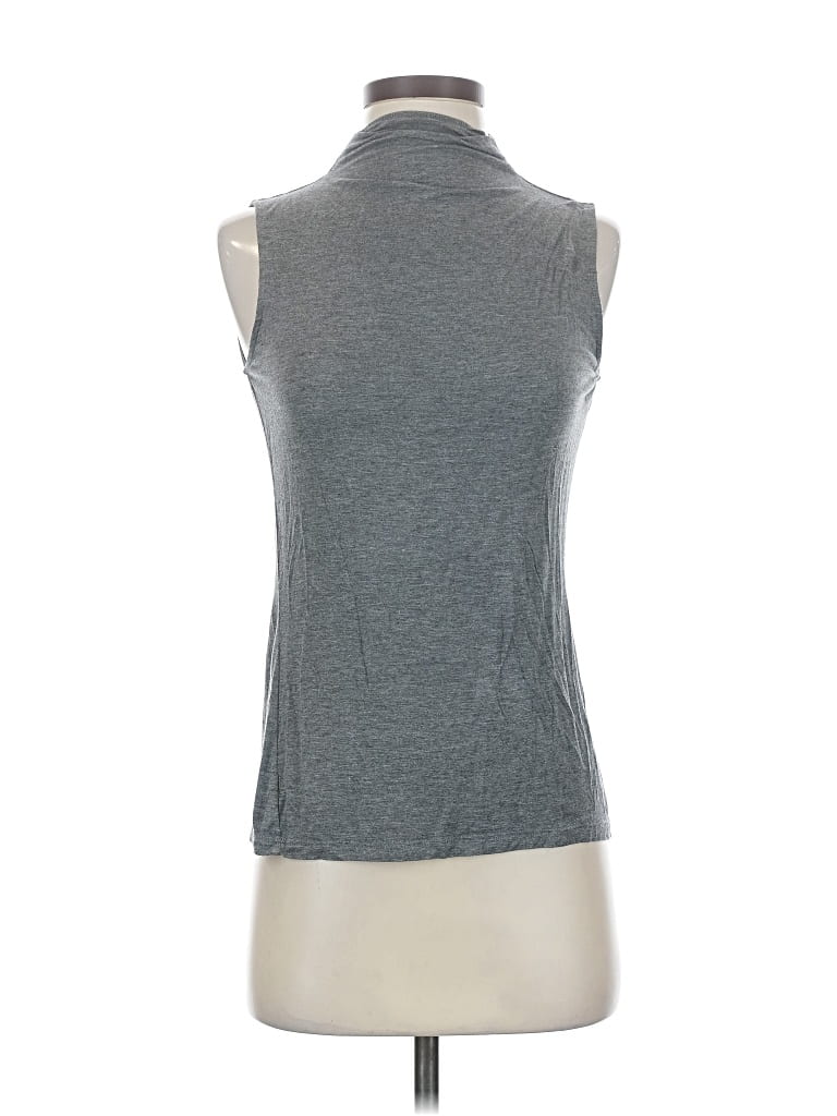 Pre-owned Halogen Sleeveless T-shirt In Gray