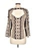 Unbranded 100% Silk Ivory Long Sleeve Silk Top Size S (estimated) - photo 2