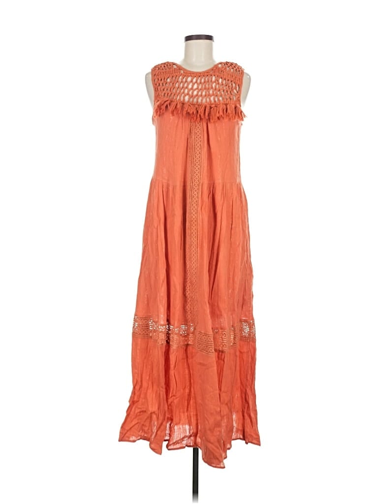 Pre-owned Maeve Casual Dress In Orange