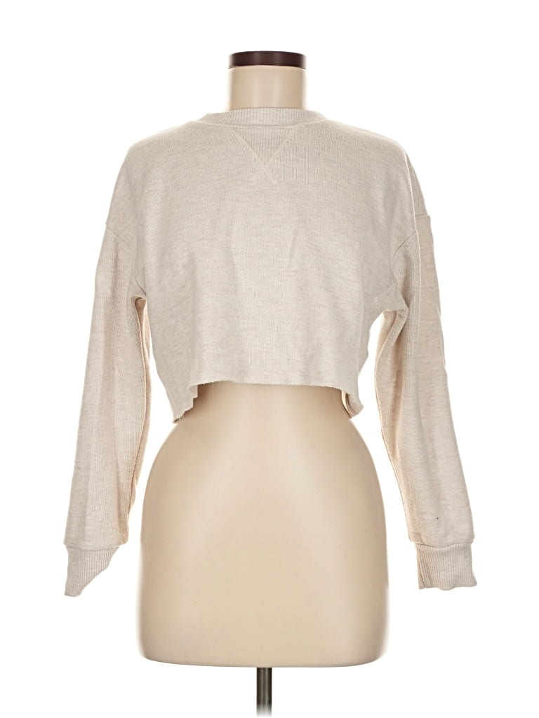 Pre-owned Zara Pullover Sweater In Brown