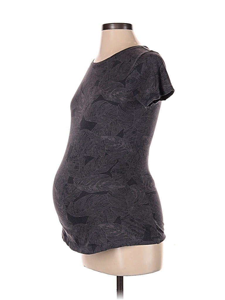Pre-owned Liz Lange Maternity For Target Short Sleeve T-shirt In Gray