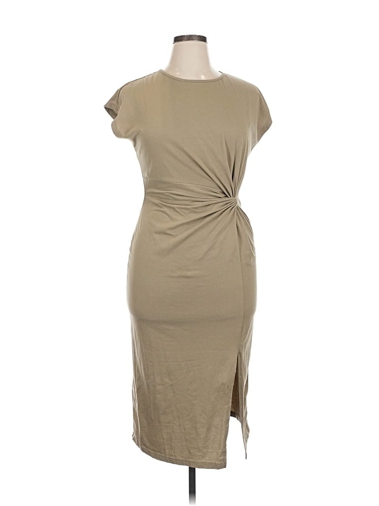 Pre-owned Emery Rose Casual Dress In Brown
