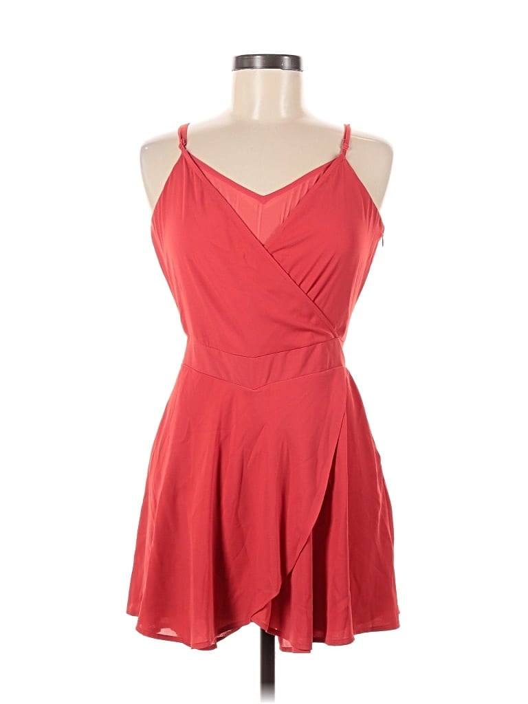 Express Outlet Romper In Red