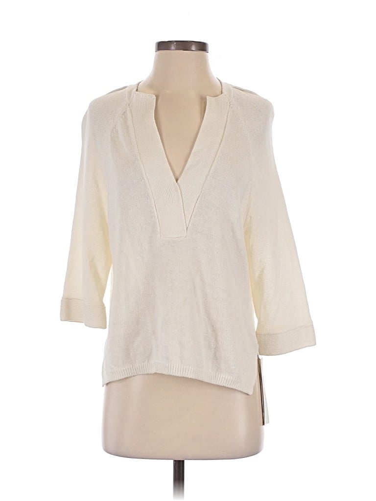 Pre-owned Brochu Walker Pullover Sweater In White