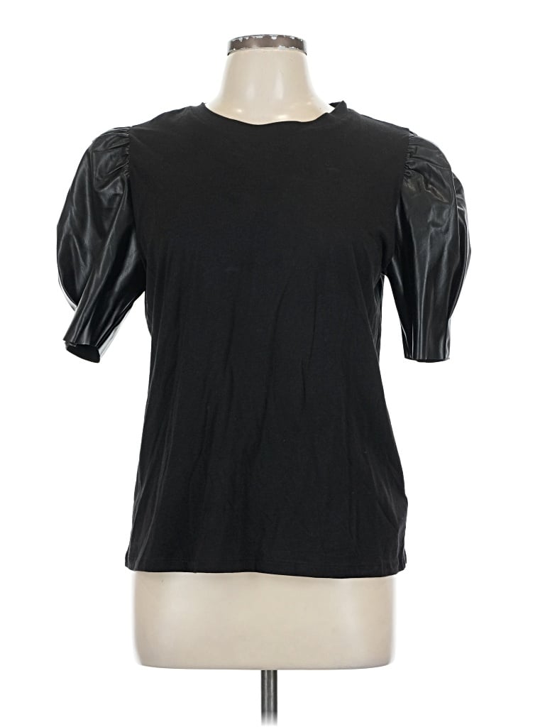 Pre-owned Michael Michael Kors 3/4 Sleeve T-shirt In Black