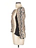 Unbranded 100% Silk Ivory Long Sleeve Silk Top Size S (estimated) - photo 5