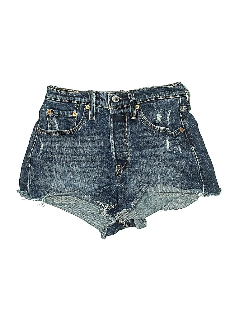 Pre-owned Levi's Denim Shorts In Blue