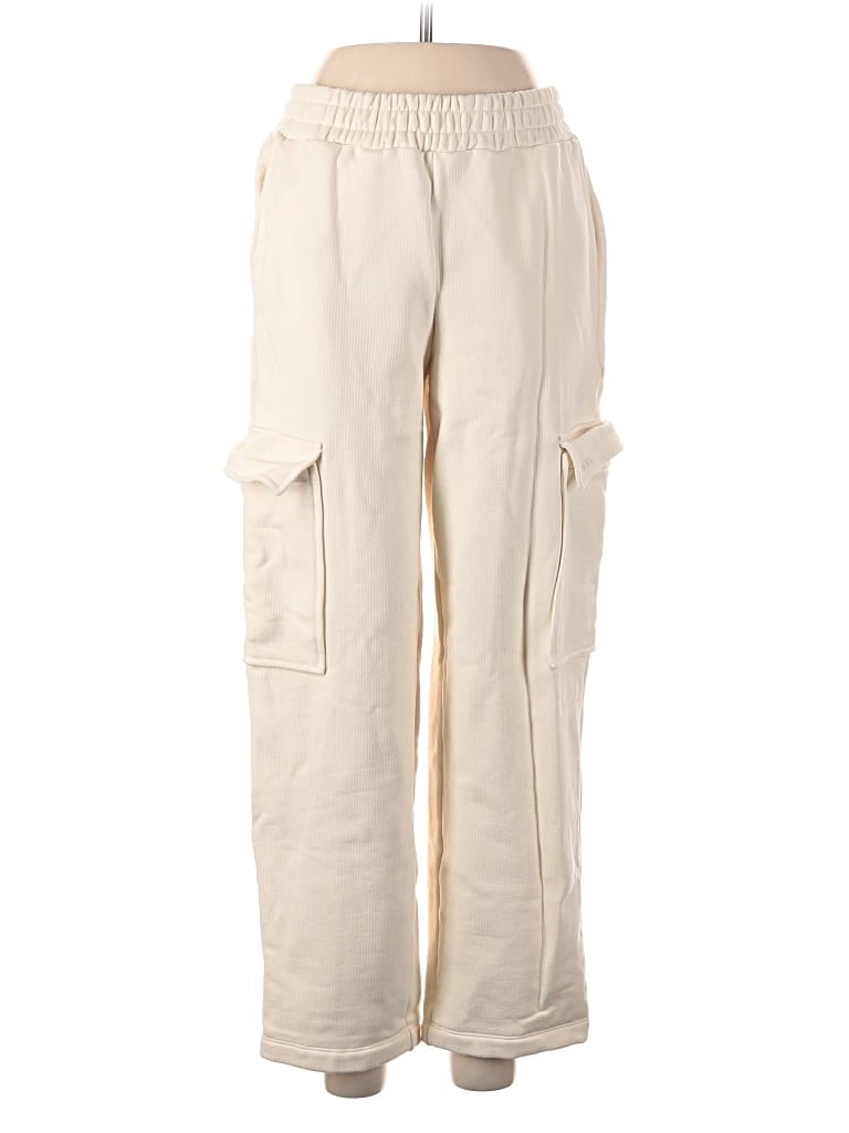 Pre-owned Mwl By Madewell Cargo Pants In White