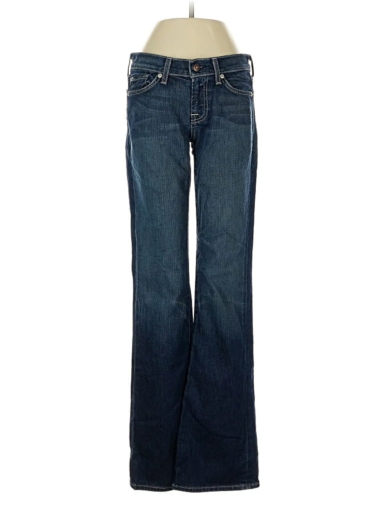Pre-owned 7 For All Mankind Jeans In Blue