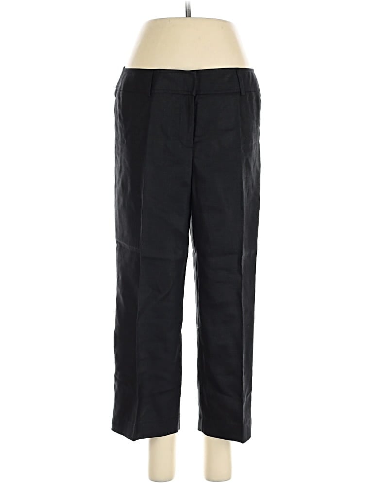 Pre-owned Style & Co Linen Pants In Black