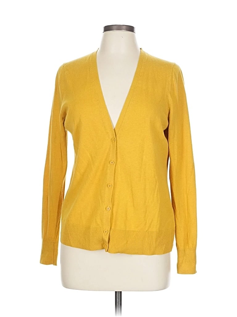 Pre-owned Old Navy Cardigan Sweater In Yellow
