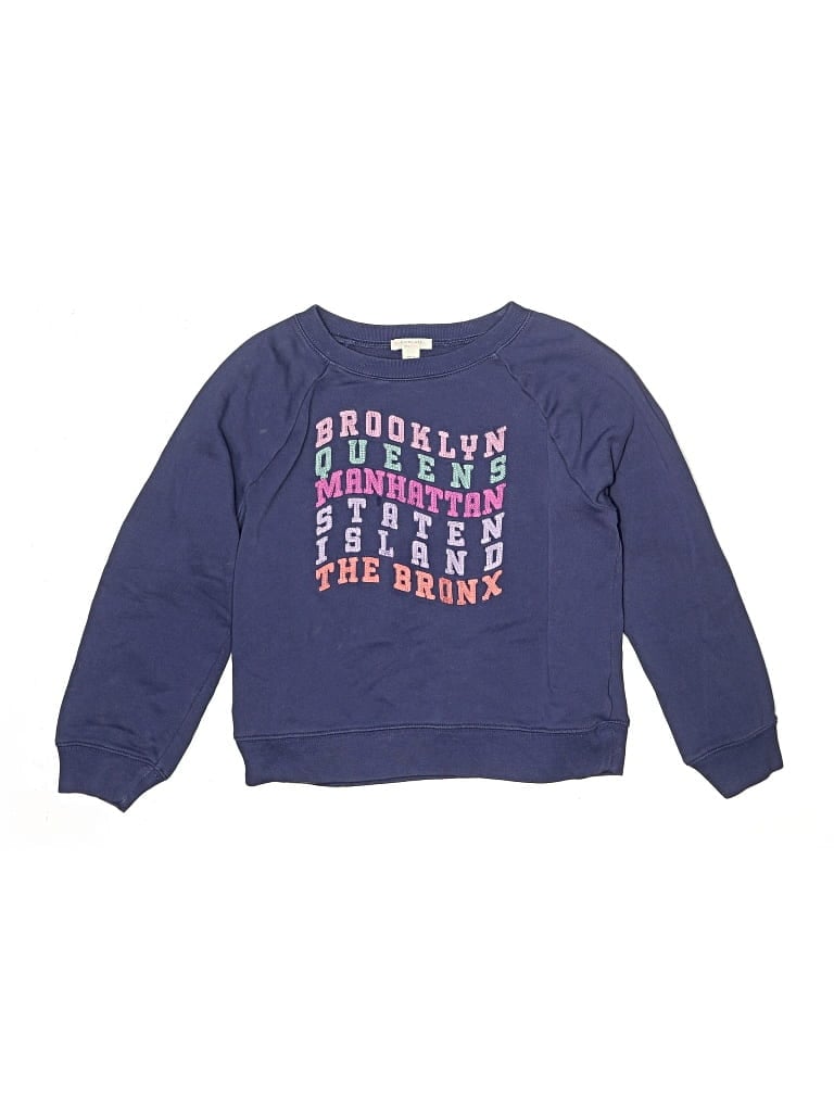 Pre-owned Crewcuts Kids' Sweatshirt In Blue