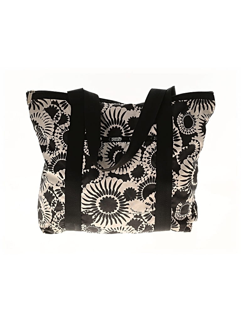 Pre-owned Lesportsac Tote Bag In Black