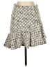 MNG Argyle Gray Casual Skirt Size S - photo 1