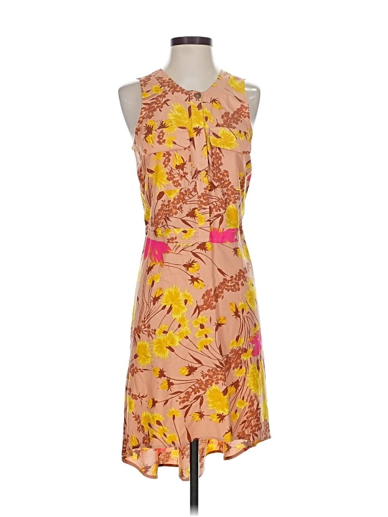 Pre-owned Plenty By Tracy Reese Cocktail Dress In Yellow