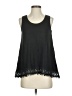 Max Studio 100% Rayon Black Sleeveless T-Shirt Size S - photo 1