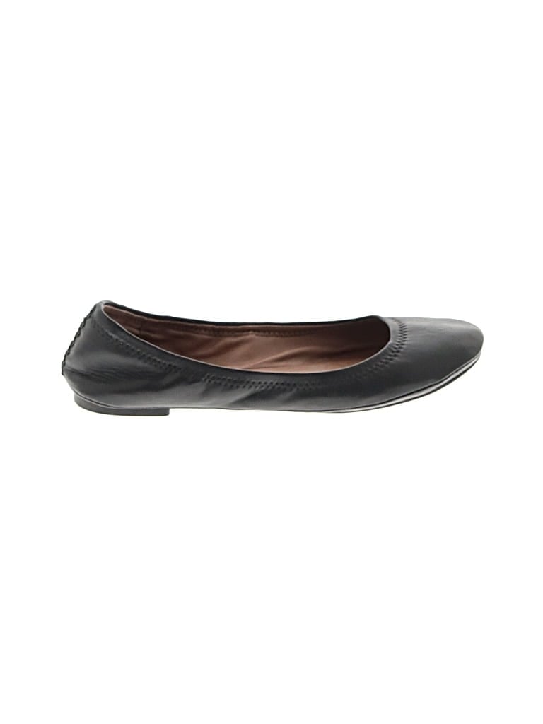 Pre-owned Lucky Brand Flats In Black
