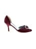 Bella Belle Burgundy Red Heels Size 9 1/2 - photo 1