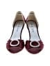 Bella Belle Burgundy Red Heels Size 9 1/2 - photo 2